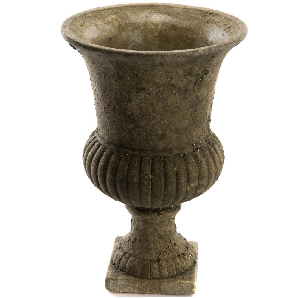asztali disz rusztikus mediterran vintage antikolt dekoracio lameridiana lakberendezesi aruhaz olasz toszkan antikvitas patinas vaza kaspo.jpg